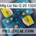 Mfg Lic No G 25 1325 cialis5